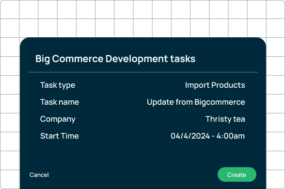 Big Commerce tasks